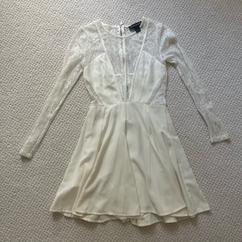 Stylestalker long sleeve lace mini dress size XS
